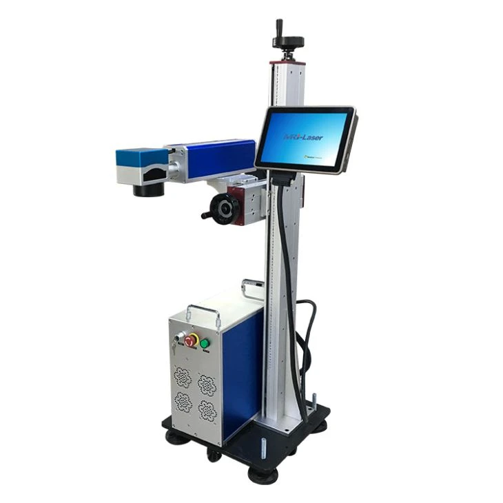 50W Flying Fiber Laser Marking Machine for Metal